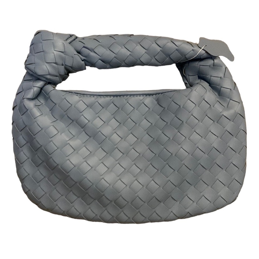 Soft PU Leather Woven Knotted Dumpling Fall Autumn Mini Bag Handbag